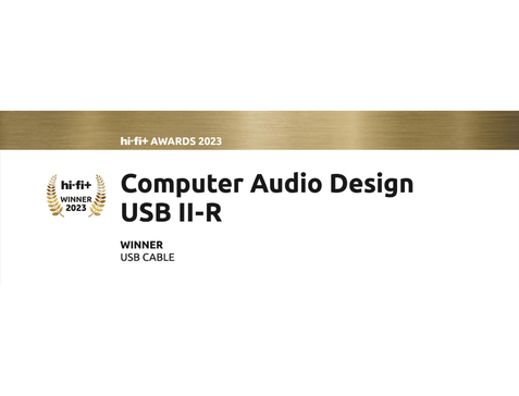 CAD USB II-R 高級 USB 線材 榮獲 hi-fi+ 2023年獎項
