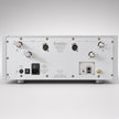 Boulder 1163 stereo power amplifier rear panel with XLR inputs, speaker binding posts and IEC inlet