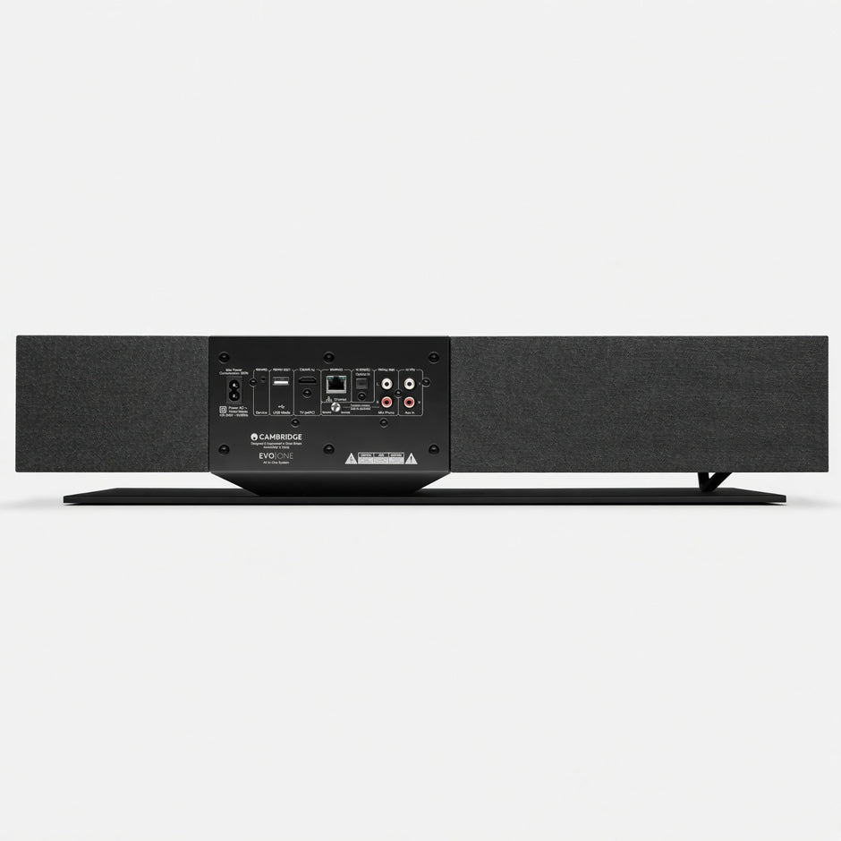 Cambridge Audio Evo One all-in-one speaker rear panel with input connections