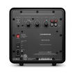 Cambridge Audio MSX Sub 200 powered subwoofer rear panel with volume controls, RCA inputs and IEC inlet