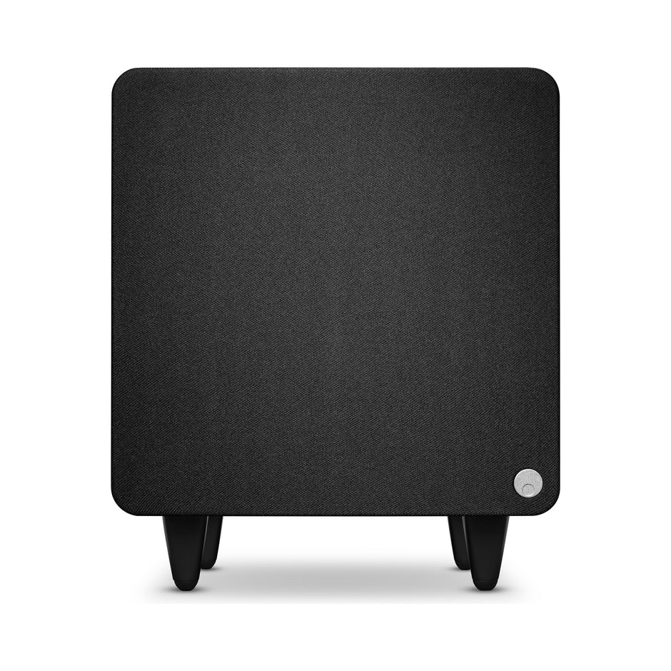 Cambridge Audio MSX Sub 300 powered subwoofer in black, fabric grille and logo