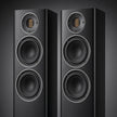 a close up of ELAC Carina FS247.4 Floorstanding Speaker with JET Tweeter
