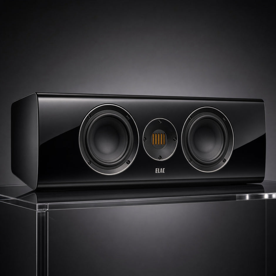ELAC Carina CC241.4 中置喇叭 Satin Black 正面