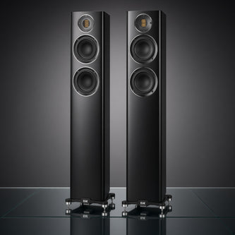 ELAC Carina FS247.4 Floorstanding Speaker with JET Tweeter in black