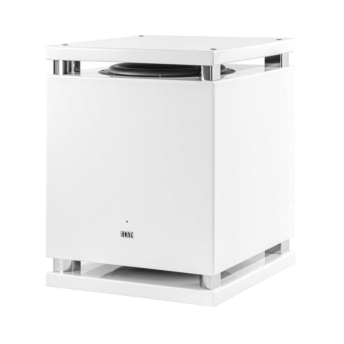 ELAC SUB 2070.2 超低音喇叭 High Gloss White 正面