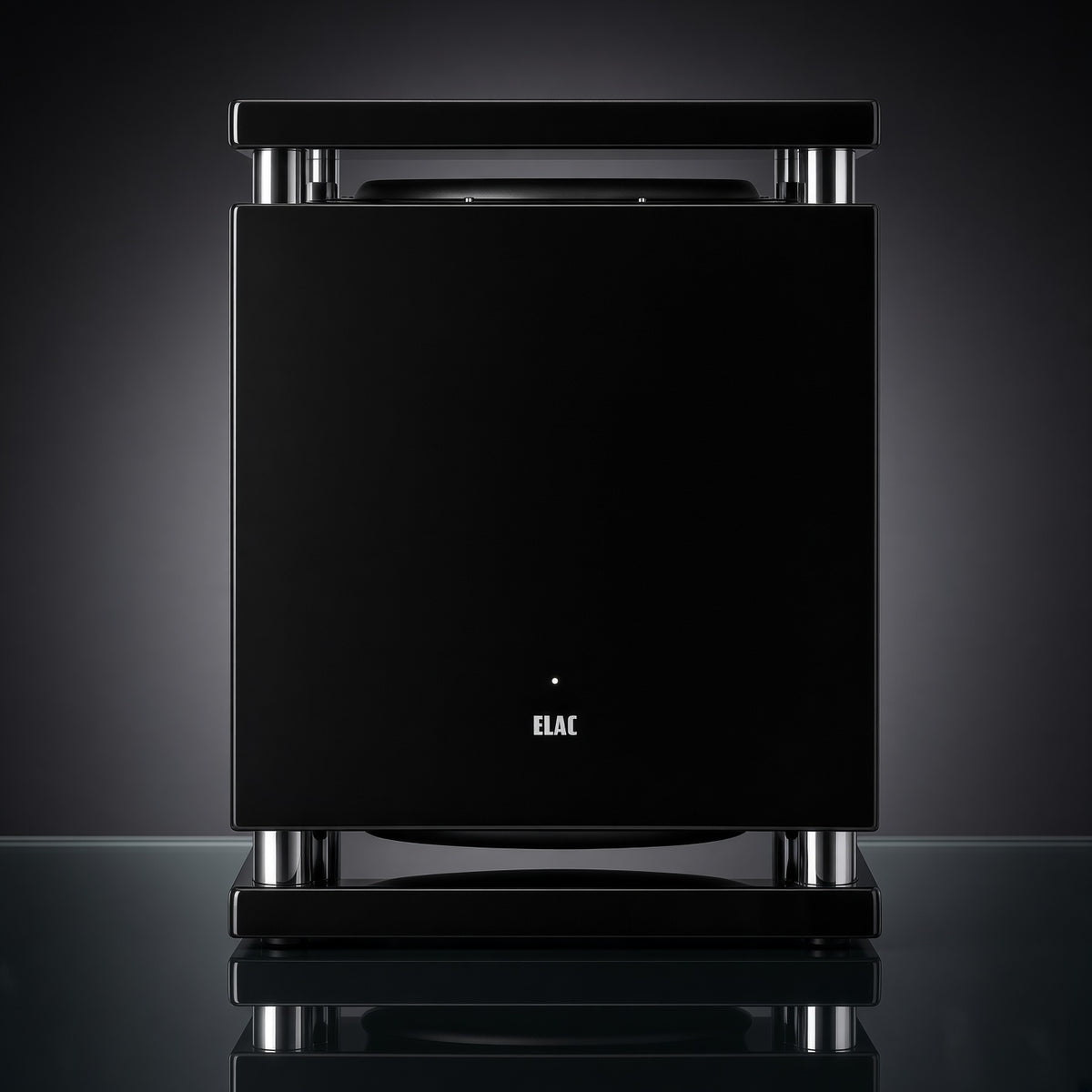 ELAC SUB 2070.2 超低音喇叭 High Gloss Black 正面
