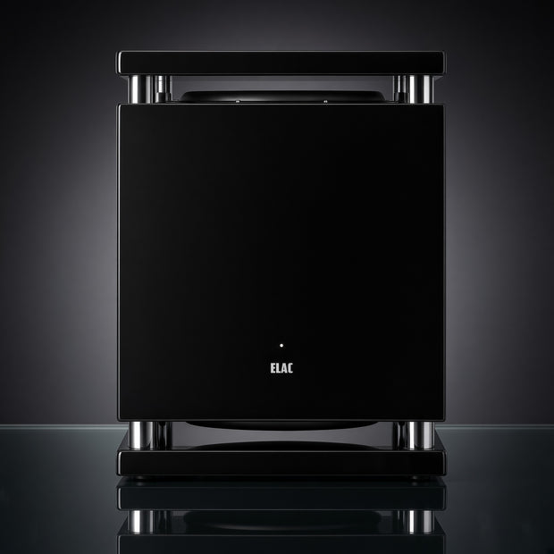 ELAC SUB 2070.2 超低音喇叭 High Gloss Black 正面