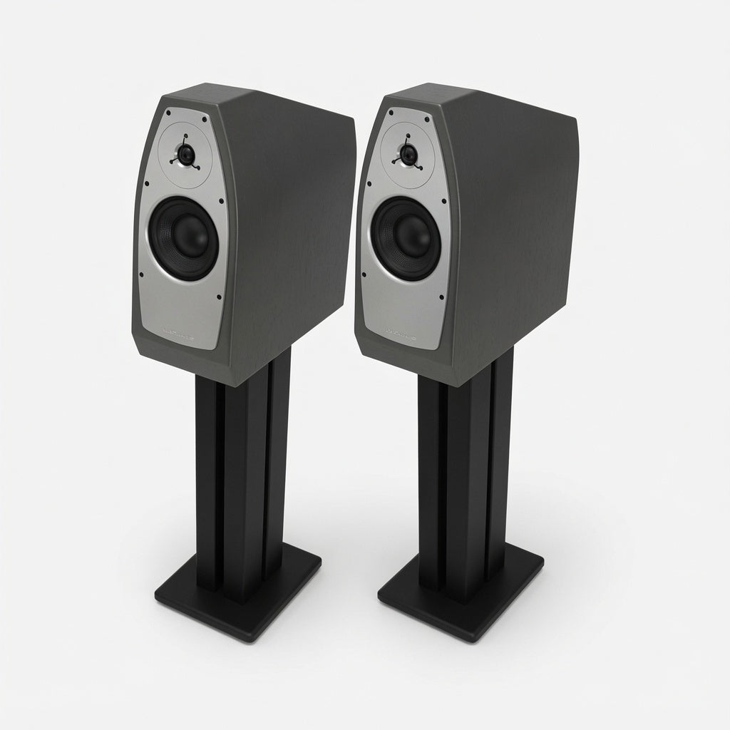 EgglestonWorks Nico Evolution Bookshelf Speaker in grey color