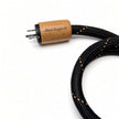 Close-up of GEKKO Black Knight SE power cable US plug connectors