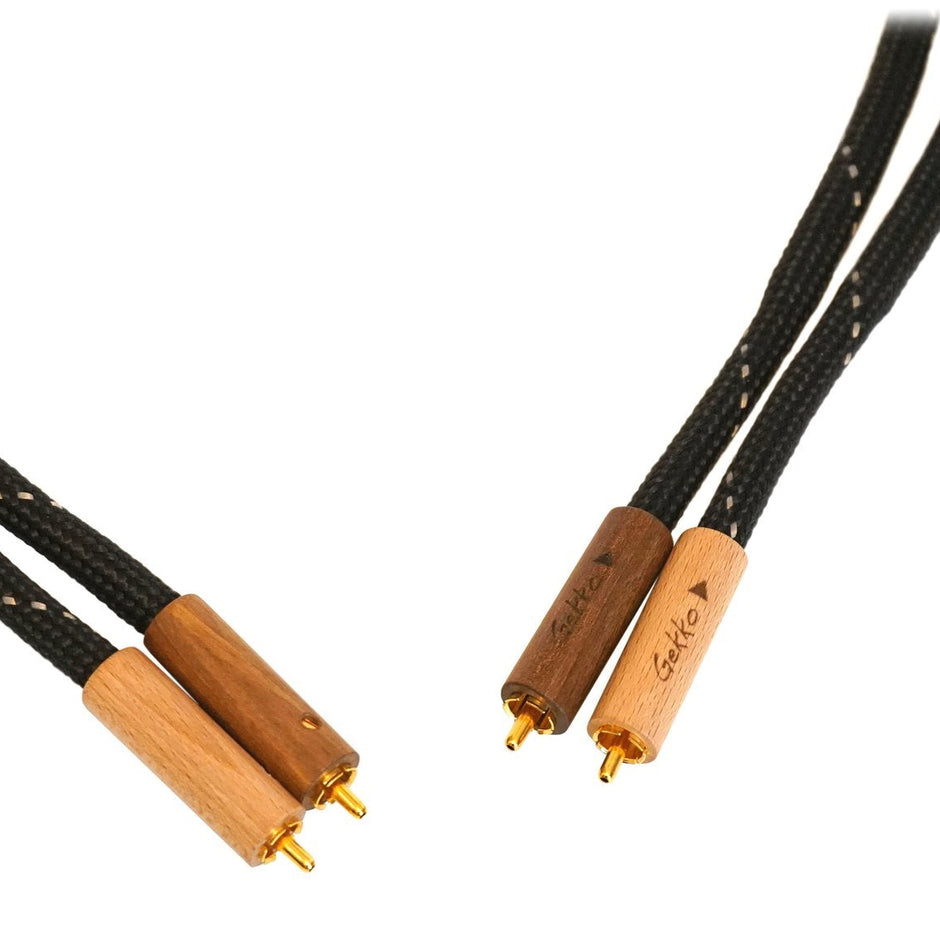 GEKKO Cables Black RCA