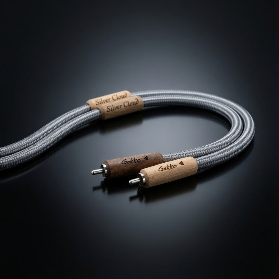 GEKKO Cables Silver Cloud RCA
