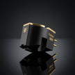 Hana MH high output moving coil phono cartridge with black body brass top plate and Microline diamond stylus