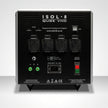Rear view of ISOL-8 Qube VHC with four high-current outlets and grounding terminals