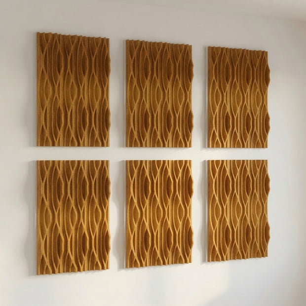 Mukava DV-180 acoustic diffuser mounted on wall in listening room
