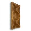 Side profile of Mukava DV-80 diffuser highlighting peak and valley design