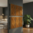 Mukava DV-80 acoustic diffuser mounted on wall in listening room
