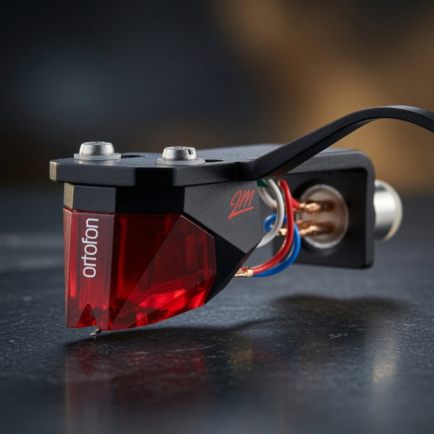 Ortofon 2M Red Premounted moving magnet phono cartridge with elliptical stylus