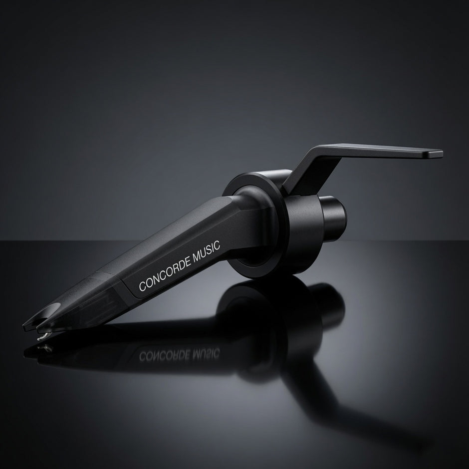 Ortofon Concorde Music Black moving magnet phono cartridge with nude Shibata stylus