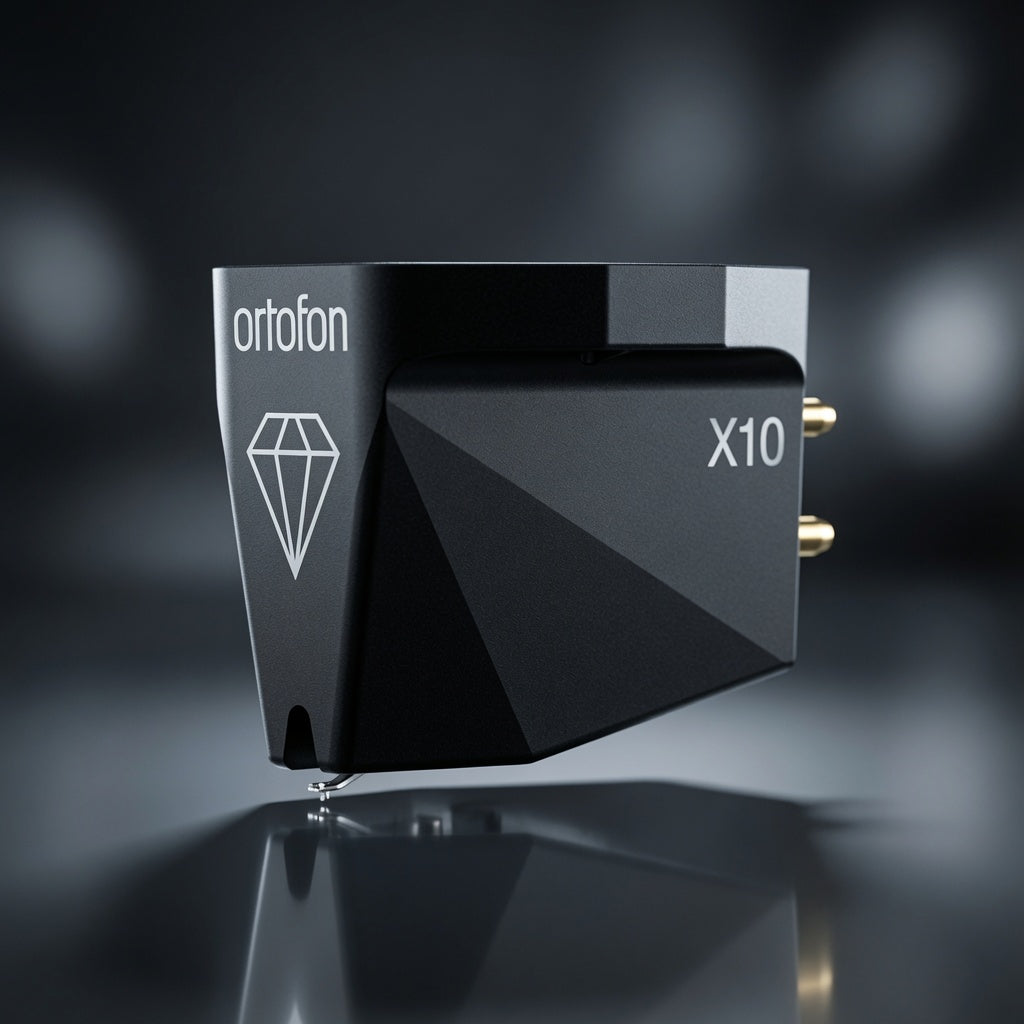 Ortofon MC X10 moving coil phono cartridge with elliptical stylus