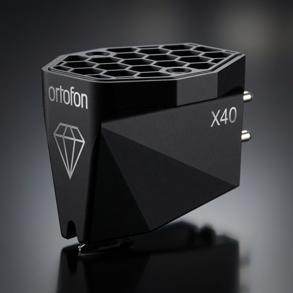 Ortofon MC X40 moving coil phono cartridge with nude Shibata stylus
