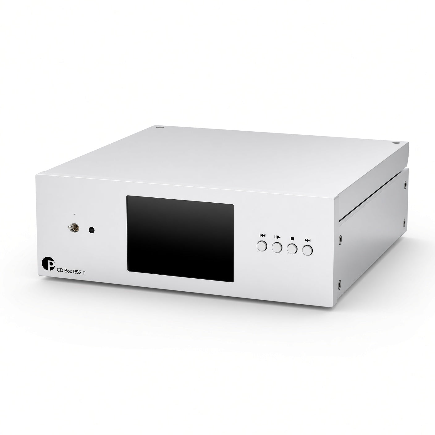 Pro-Ject CD Box RS2 T high-end CD transport in silver aluminium chassis