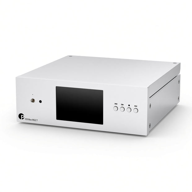 Pro-Ject CD Box RS2 T high-end CD transport in silver aluminium chassis