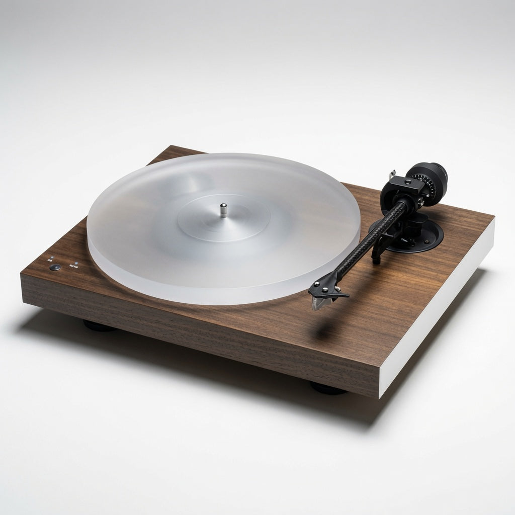 Pro-Ject X1 B turntable in walnut with Pick it PRO Balanced cartridge and mini-XLR output