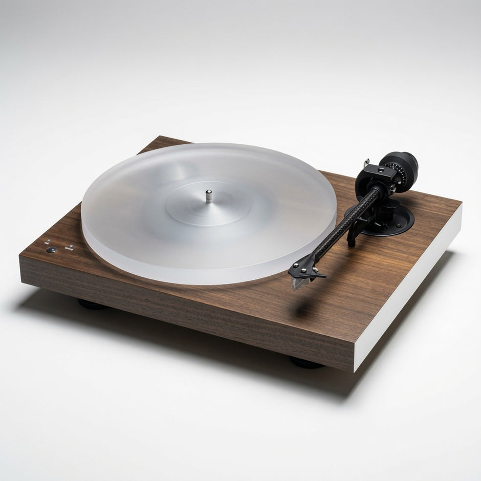Pro-Ject X1 B turntable in walnut with Pick it PRO Balanced cartridge and mini-XLR output