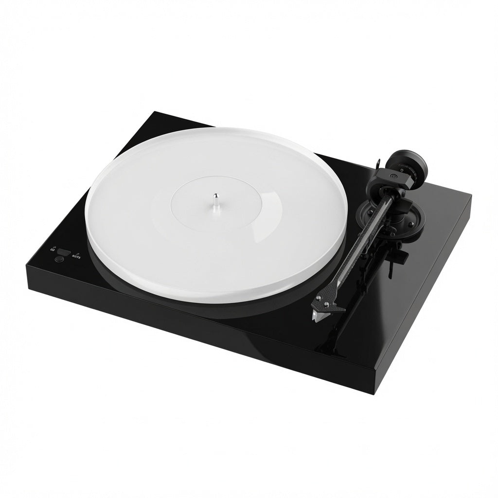 Pro-Ject X1 turntable in high gloss black with carbon tonearm and acrylic platter