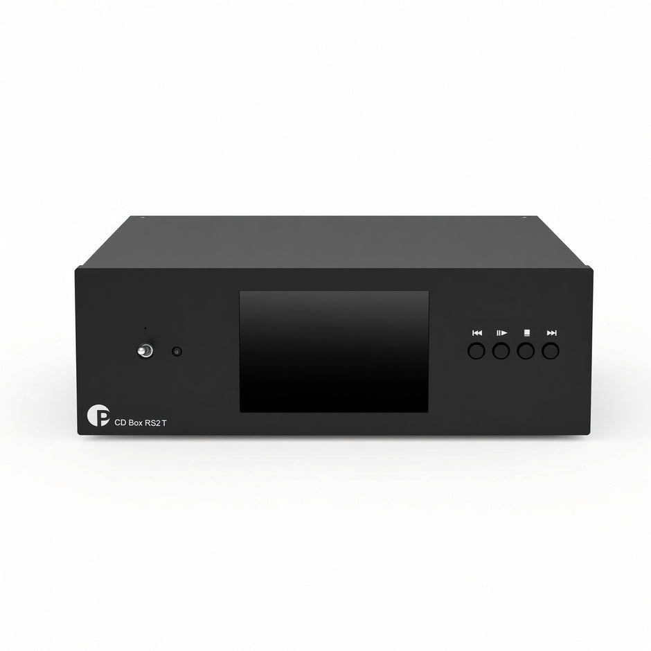 Pro-Ject CD Box RS2 T top-loading CD transport in black aluminium