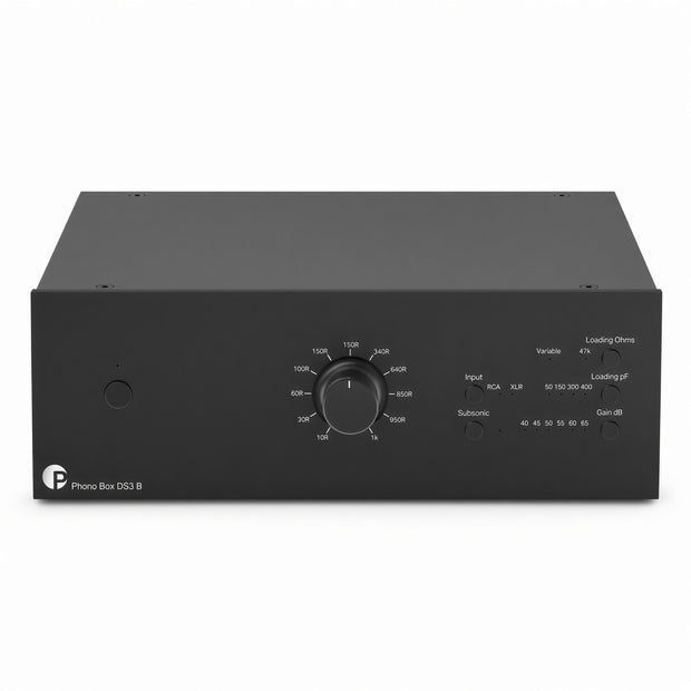 Pro-Ject Phono Box DS3 B True Balanced dual-mono MM/MC phono preamplifier in black