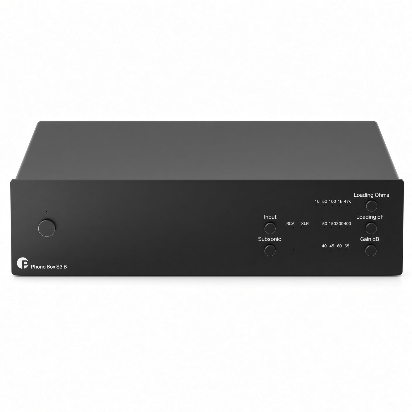 Pro-Ject Phono Box S3 B True Balanced MM/MC phono preamplifier in black