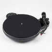 Pro-Ject RPM 1 Carbon turntable in high gloss black with S-shaped carbon tonearm