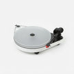 Pro-Ject RPM 5 Carbon turntable in high gloss white with 9-inch carbon fibre tonearm