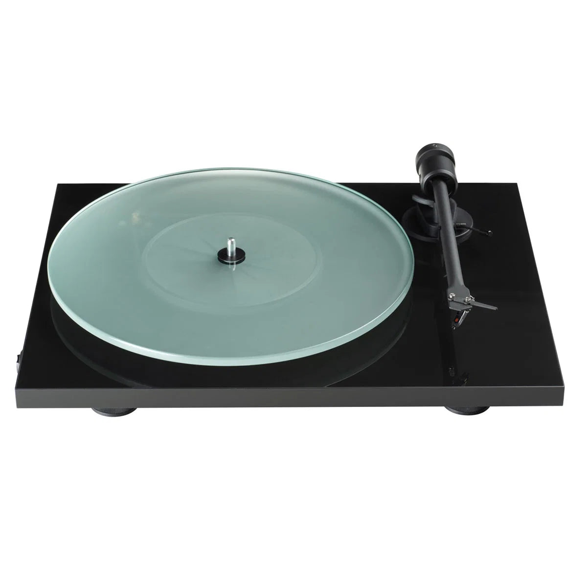 Pro-Ject T1 belt-drive turntable in high gloss black with Ortofon OM 5E and glass platter