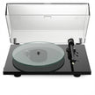Pro-Ject T2 W Wi-Fi streaming turntable in high gloss black with Sumiko Rainier and glass platter