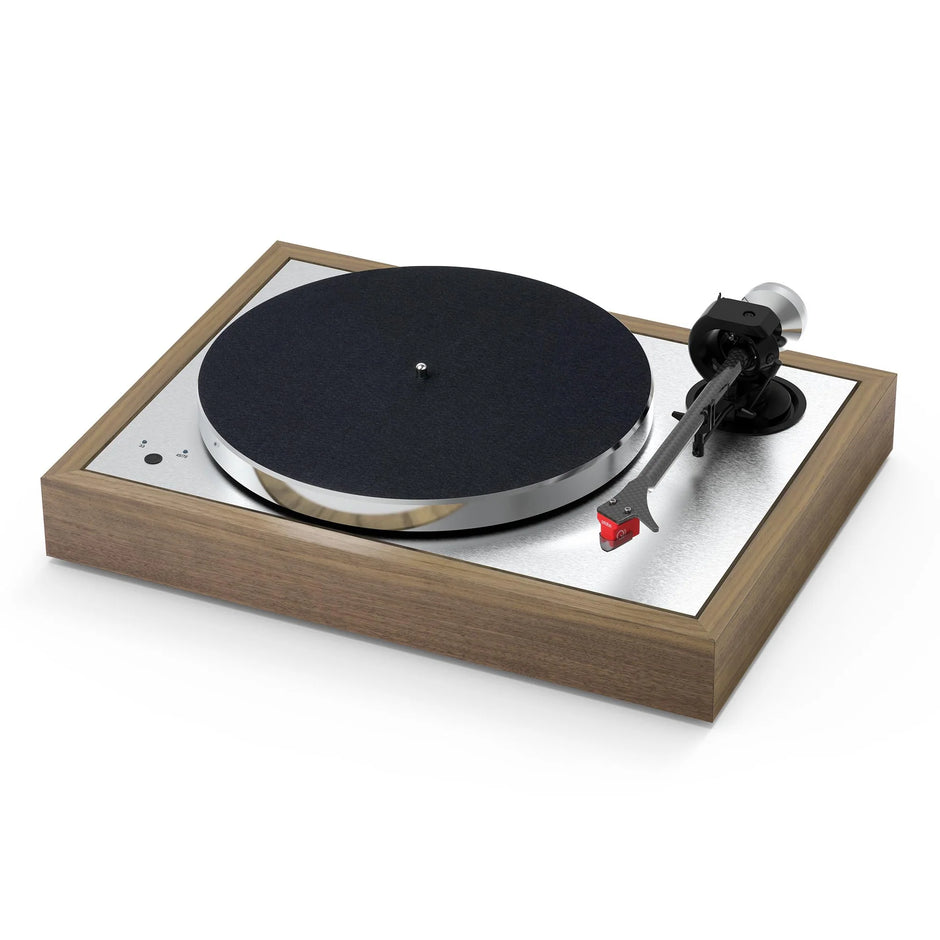 Pro-Ject The Classic Evo turntable in walnut with carbon tonearm and aluminium platter
