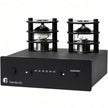 Pro-Ject Tube Box S2 tube phono preamplifier in black with ECC83 tubes