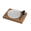 Pro-Ject X2 B turntable in walnut with mini-XLR balanced output and acrylic platter