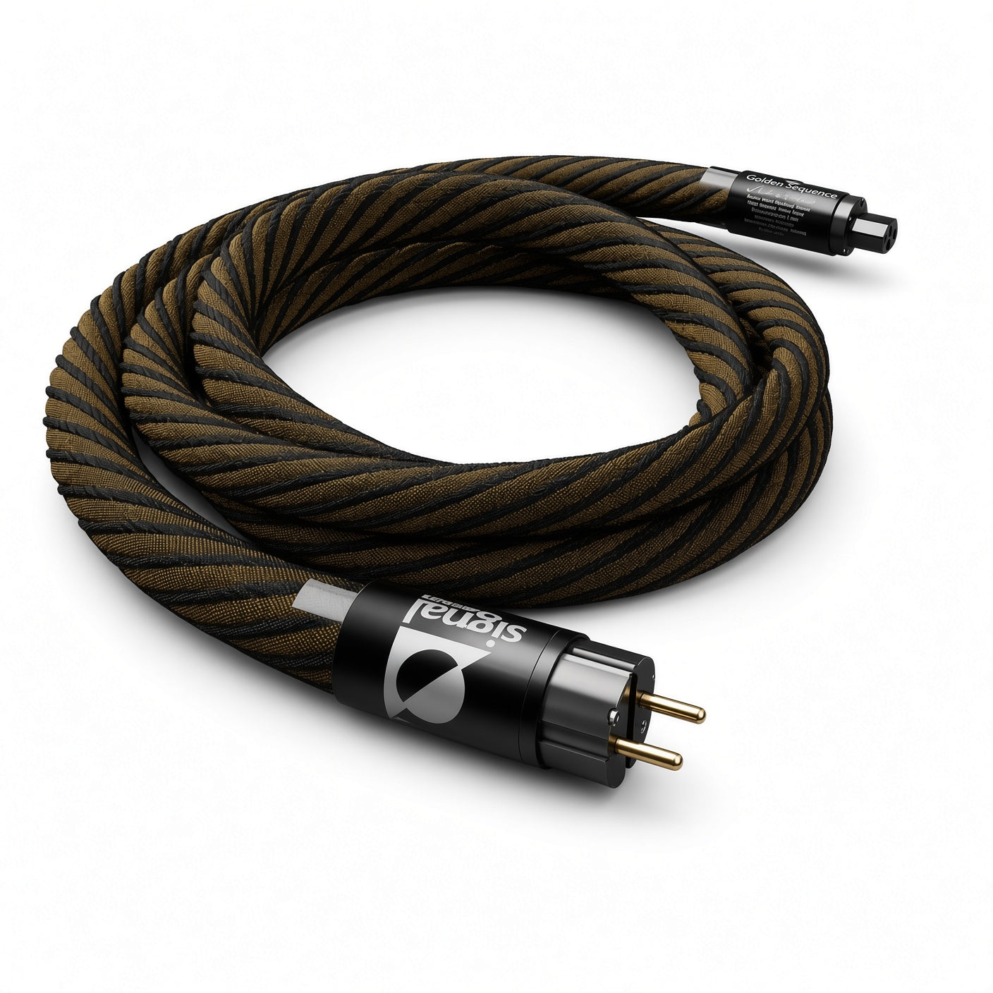 Signal Projects Golden Sequence Power Cord from the Statement Series