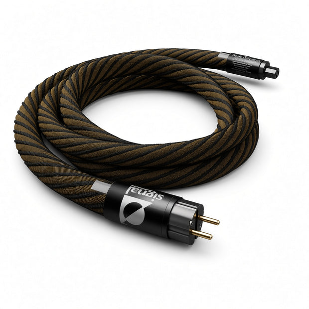 Signal Projects Golden Sequence Power Cord from the Statement Series
