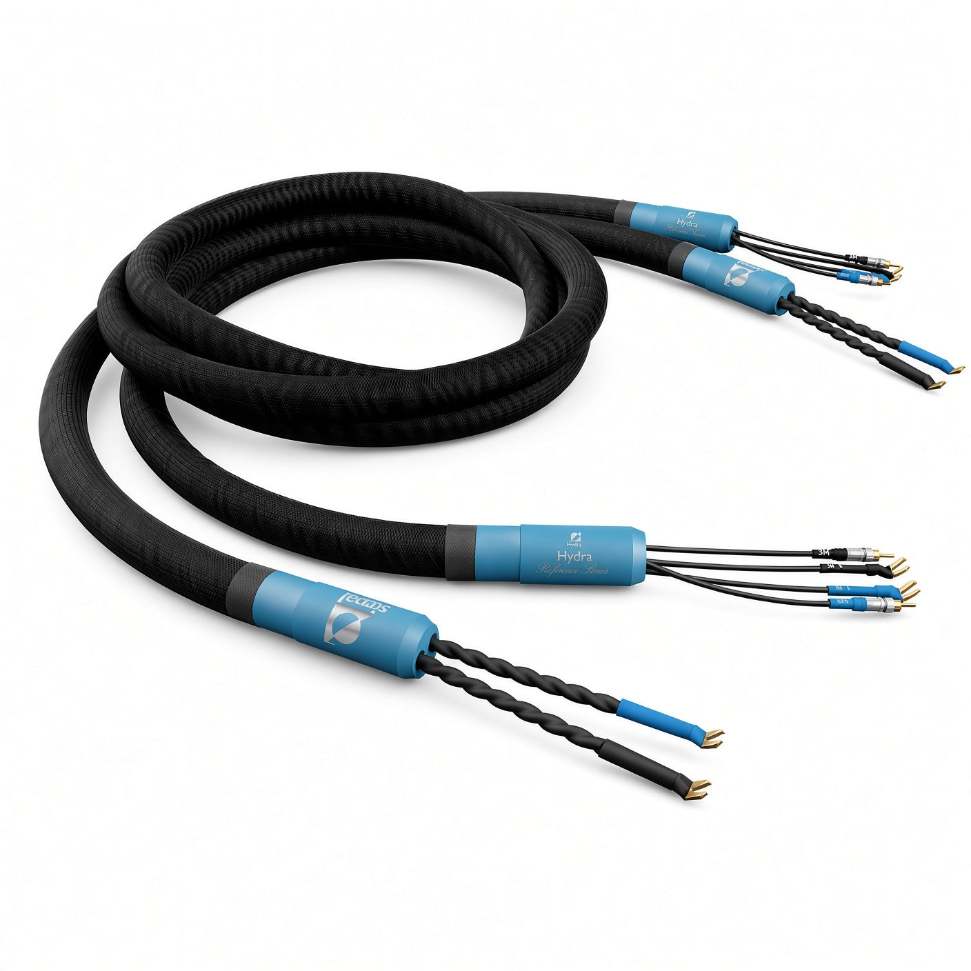 Pair of Signal Projects Hydra Signature Series speaker cables