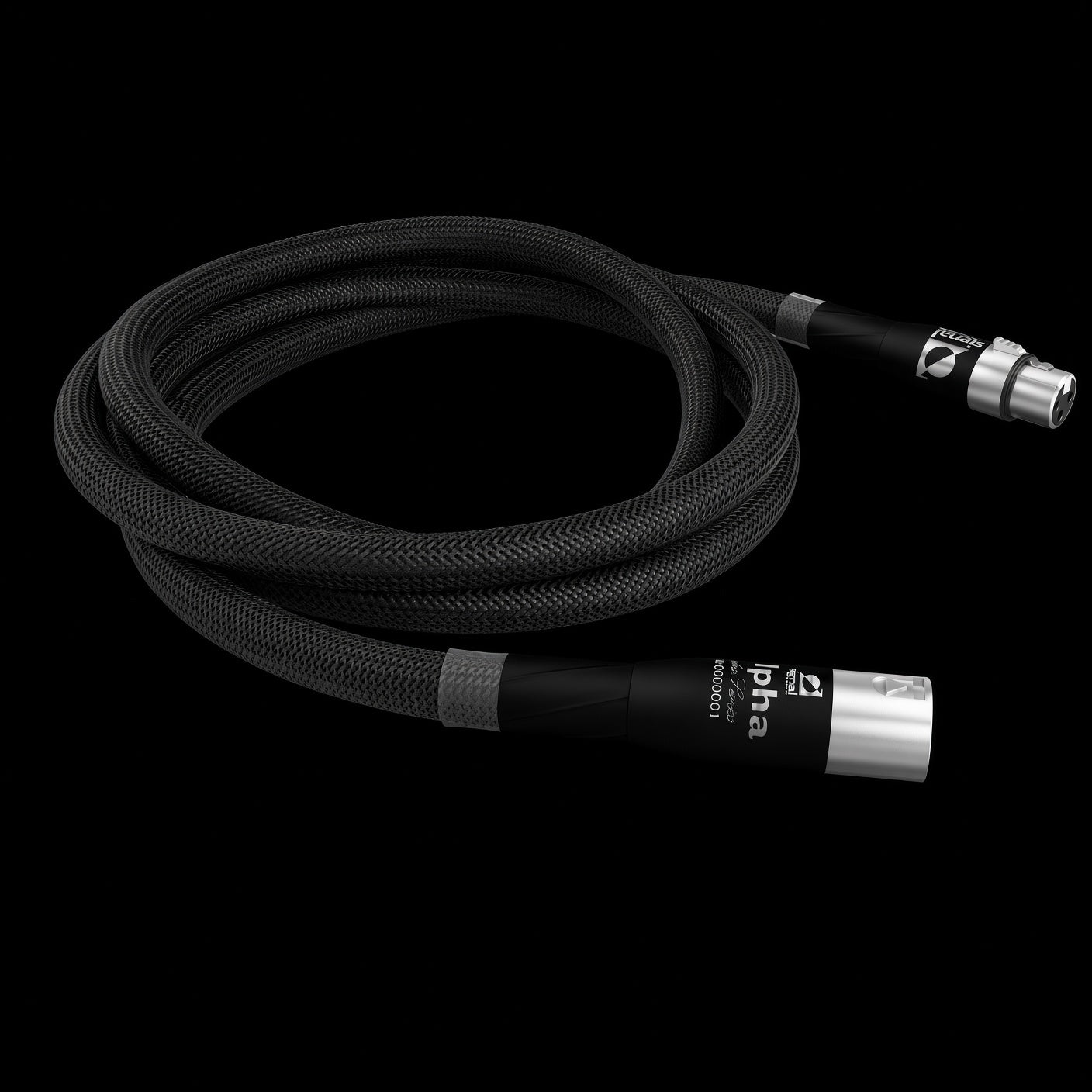 Full length view of Signal Projects Alpha Digital AES cable