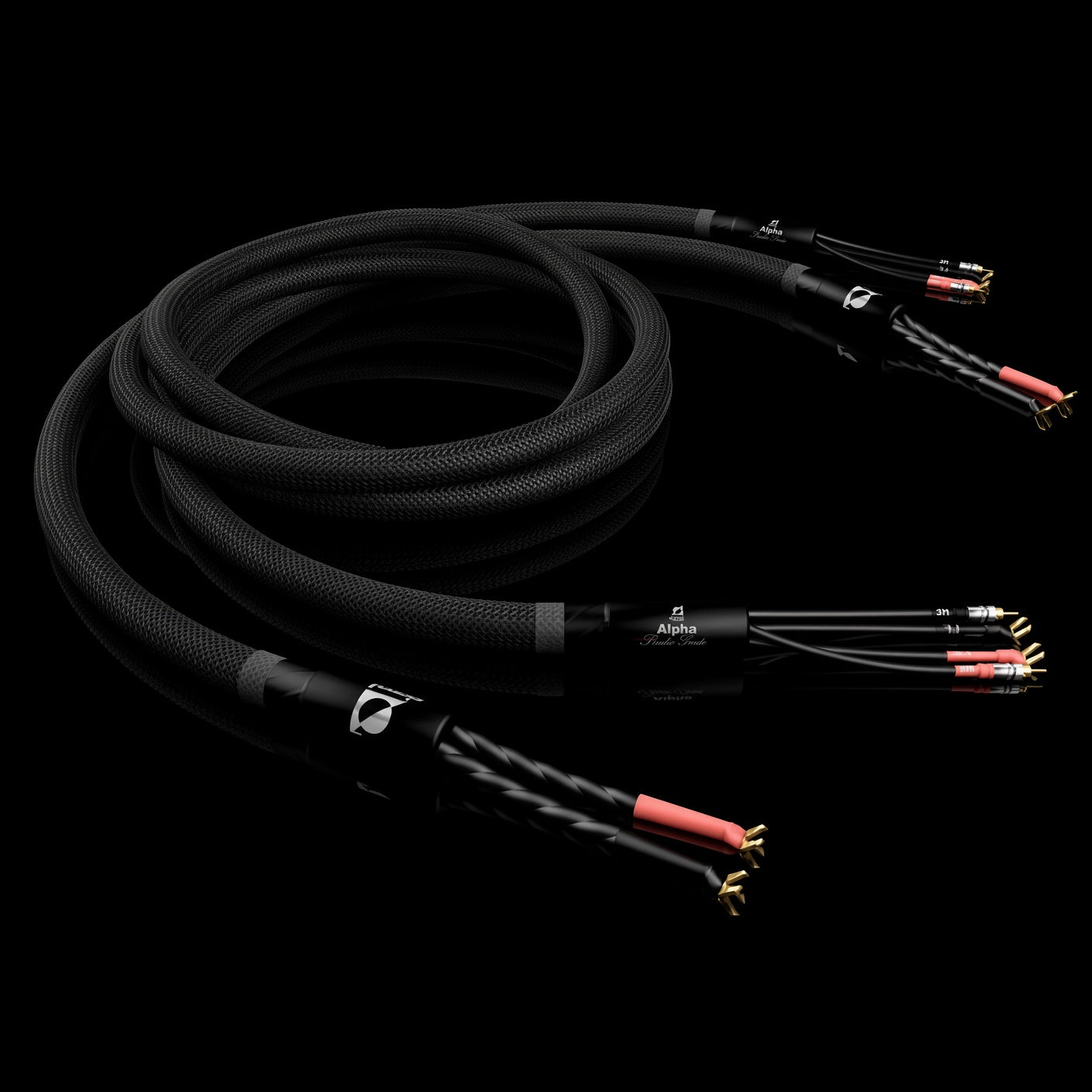 Pair of Signal Projects Alpha speaker cables