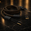 Pair of Signal Projects Golden Sequence Statement Series speaker cables