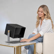 a Valerion Max projector installed with a stand