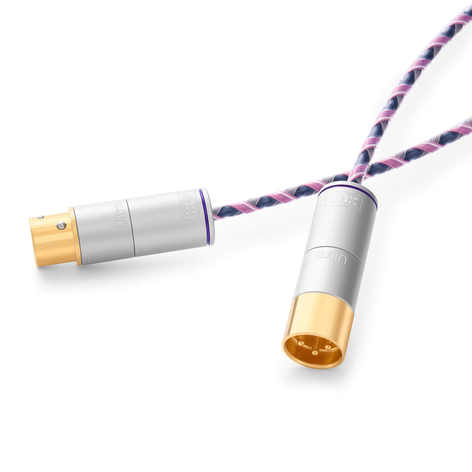 Coiled XLO U35 Ultra Series XLR interconnect cable