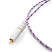 Coiled XLO U35 Ultra Series RCA interconnect cable