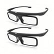 AWOL Vision DLP-Link 主動式快門 3D 眼鏡兩副，正面與斜側視角