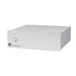 Pro-Ject Phono Box S2 MM/MC phono stage in silver metal housing